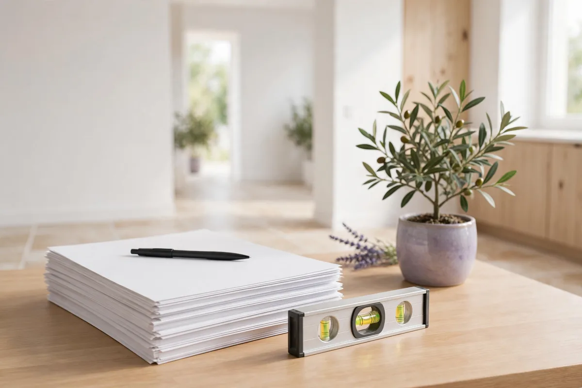 Blank documents and a level